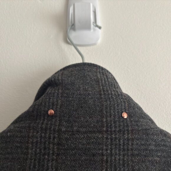 $1050 Private White V.C. x Mr.Porter Check Wool A-2 Bomber -Jacket -- 6/Large-XL - Picture 12 of 16